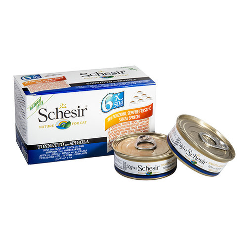 Schesir Schesir Cat Tuna & Bass 6x50 gr.