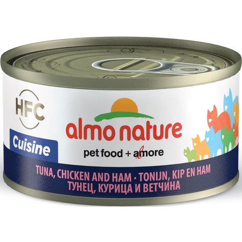 Almo Nature AN Tonijn met Kip en Ham 70 gr.