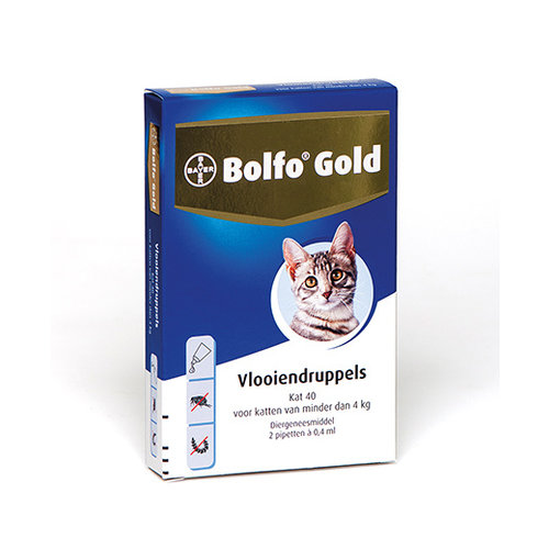 Bolfo Bolfo Gold Kat 40 > 2 Pipet 1 st.