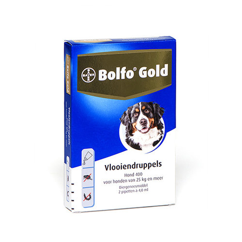 Bolfo Bolfo Gold Hond 400 > 2 Pipet 2 pip. > 25 kg