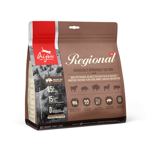 Orijen Hond & Kat Orijen Regional Red Cat  340 gr.