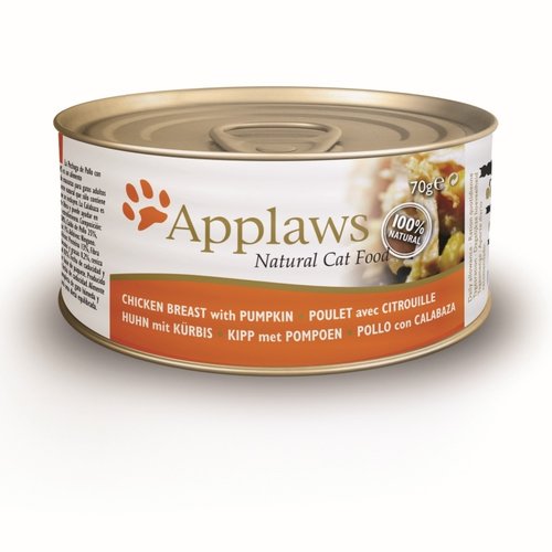Applaws Hond & Kat Applaws Blik Cat Chicken Breast & Pumpkin 70 gr.