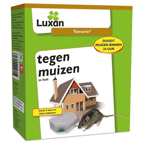 Luxan Luxan Tomorin kant en klaar tegen muizen 2x10 gr.