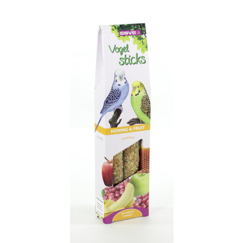 Esve Vogelsticks Parkiet Honing en Fruit 2 st.