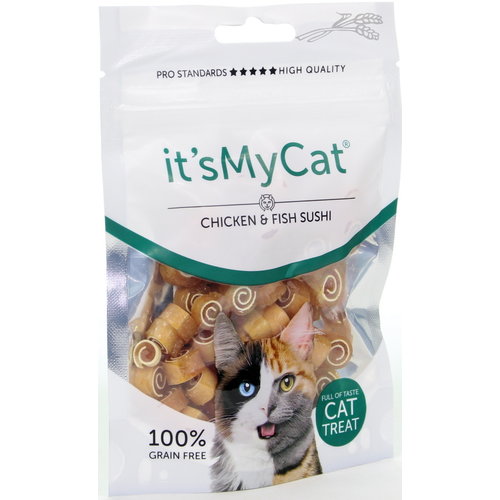it's My Cat it's My Cat Treat Chicken & Fish Sushi 50 gr.