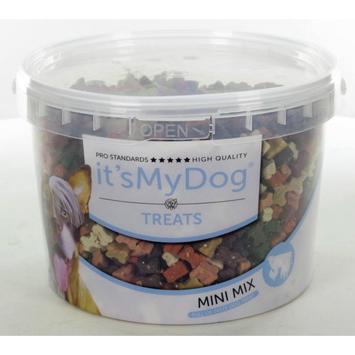 it's My Dog it's My Dog Treats Mini Mix XL Bucket 1,8 kg.