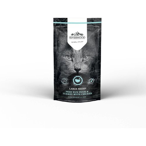 Riverwood RW Large Breed Cats Duck & Turkey With Chicken 300 gr.