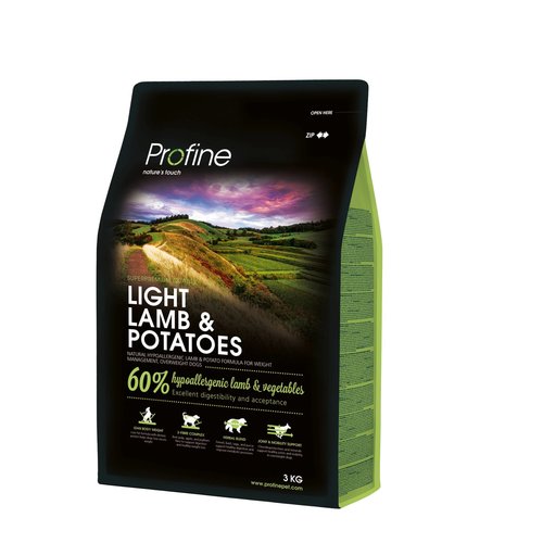 Profine PF Light Lamb & Potatoes 3 kg.