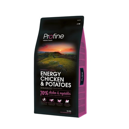 Profine PF Energy Chicken & Potatoes 15 kg.