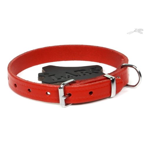 Lars Halsband Croupon Rood 1 st. 12 mm / 35 cm