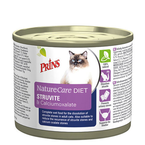 Prins Prins Dieet NC Cat Struvite & Calciumoxalate 200 gr.