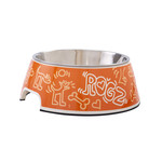 Rogz Yotz Bowlz Bubble L Orange Doodle 1 st. Large