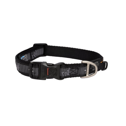 Rogz Beltz Fancy Dress Halsband L Multi Bone Black 1 st. Large