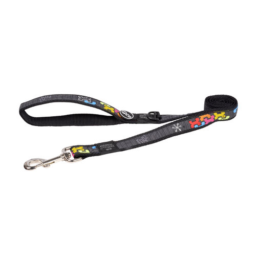 Rogz Beltz Fancy Dress Lijn XL Bone Black 1 st. Extra Large