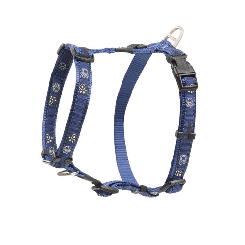 Rogz Beltz Fancy Dress Tuig S Navy Paw 1 st. Small