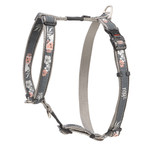 Rogz Beltz Fancy Dress Tuig XL Coral Island-Silver 1 st. Extra Large