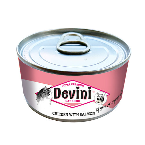Devini Devini Cat Chicken With Salmon 70 gr.