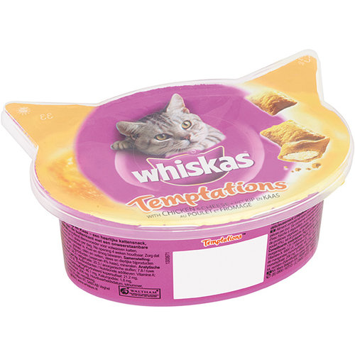 Whiskas Whiskas Temptations Kip/Kaas 60 gr.