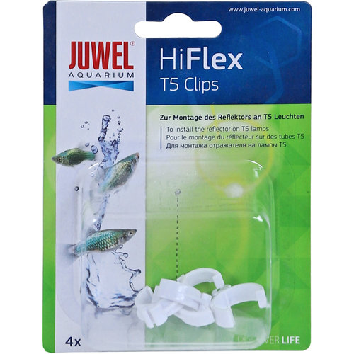 Juwel Juwel HiFlex klem T5 plastic, pak à 4 stuks.