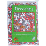 Boon Aqua Deco split mix zwart/wit/rood, zak à 0,9 kg.