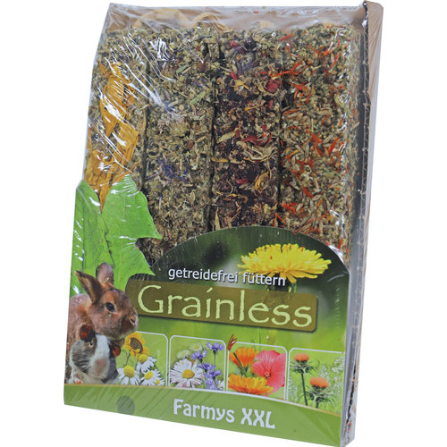 JR Farm JR Farm knaagdier Grainless Farmys XXL 4-pack, 450 gram. 16532