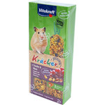 Vitakraft Vitakraft knaagdier druif/noot-kräcker hamster, 2in1.