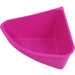 Savic Savic knaagdiertoilet driehoek plastic, fuchsia.