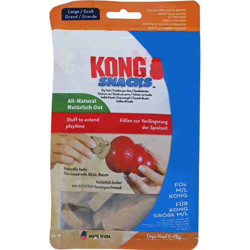 Kong Kong hond Snacks bacon and cheese, large 312 gram.