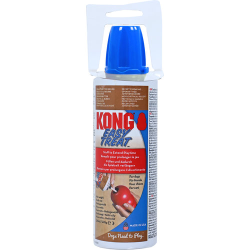 Kong Kong hond Easy Treat spuitbus, peanutbutter pasta.