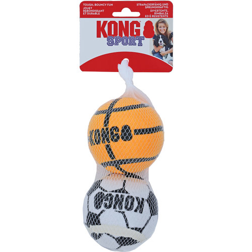 Kong Kong hond Sport sportballen, large net a 2 stuks.