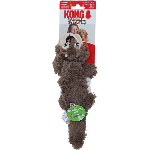 Kong Kong hond Knots Scrunch eekhoorn, S/M.