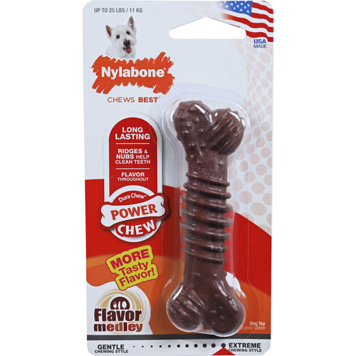 Nylabone Nylabone Dura Chew bot met medley, S.