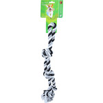 Boon floss-toy halter zwart/wit, large.