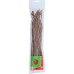 Boony Natuurlijke Snacks Boon Natuurlijke Snack rund, runderspaghetti 35 cm, zak a 120 gram.
