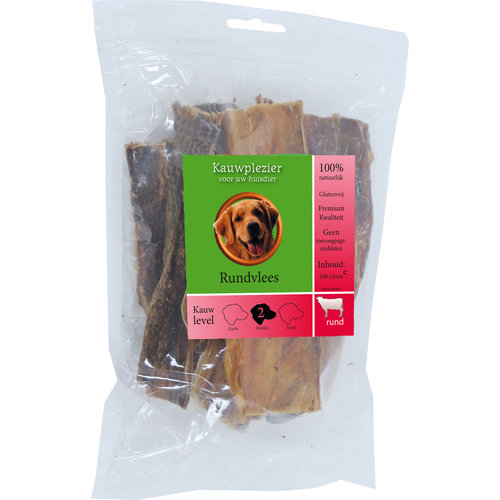 Boony Natuurlijke Snacks Boon Natuurlijke Snack rund, rundvlees, zak a 100 gram.