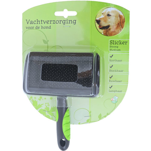 Boon vachtverzorging hond hondenborstel slicker strong, medium.