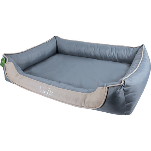 Napzzz Nap'zzz divan waterproof duo grijs/beige, 120x90 cm.