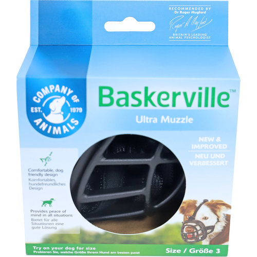 Company of Animals Baskerville ultra muzzle, nr. 3.