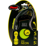 Flexi flexi rollijn NEW NEON tape S geel, 5 meter.