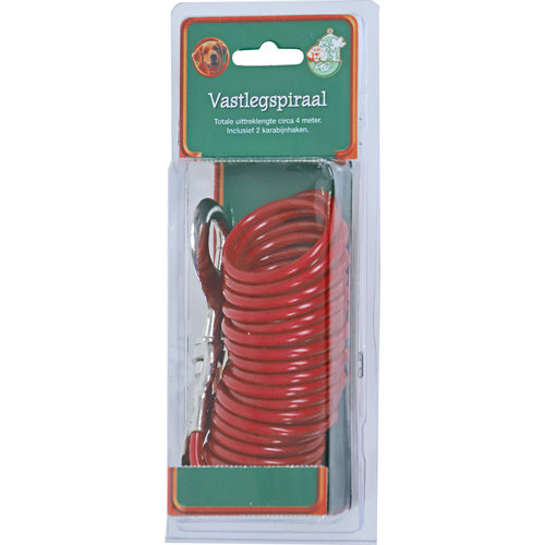 Vastlegspiraal nylon met 2 muskatons.