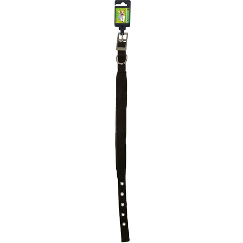 Boon Dog fashion Boon Dog fashion halsband nylon “SP” dubbel 25 mm x 55 cm, zwart.