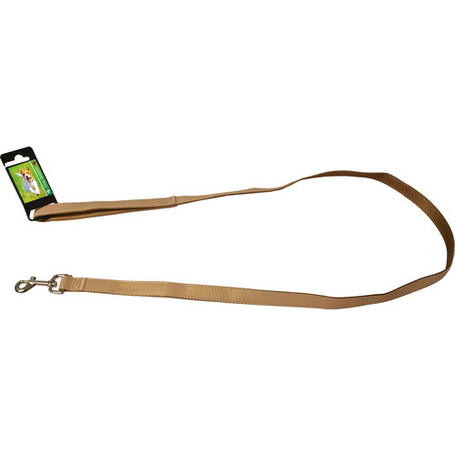 Boon Dog fashion Boon Dog fashion nylon/PU lijn 10 mm x 130 cm, beige.