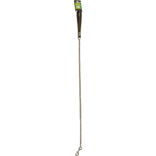 Boon Dog fashion Boon Dog fashion kettinglijn 14 mm/110 cm x 2,5 mm, donkerbruin.