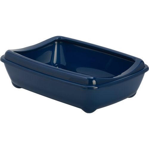 Moderna Moderna plastic kittenbak met rand 42 cm, blue berry.