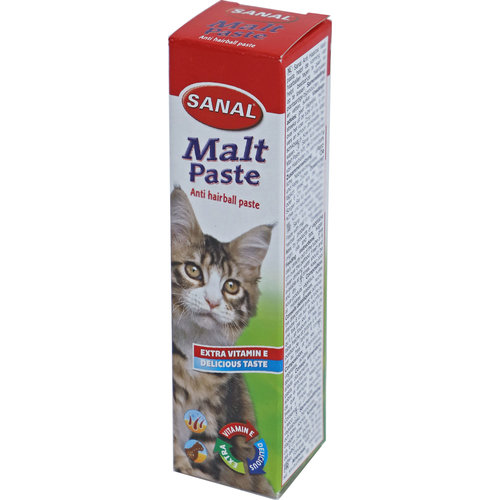 Sanal Sanal kat Malt pasta mini tube, 20 gram.