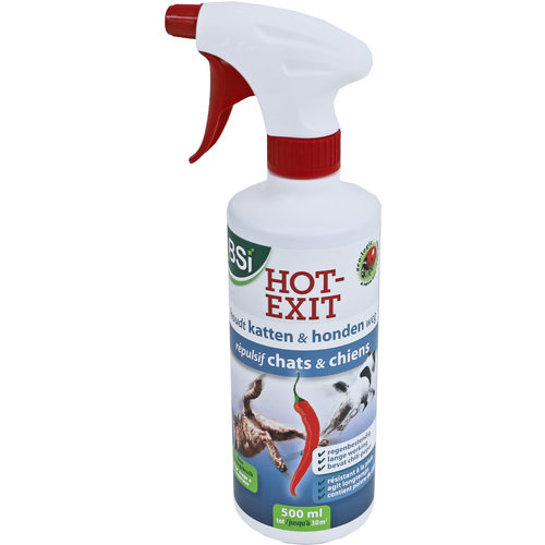 BSI BSI hot-exit outdoor houdt katten en honden weg, 500 ml.