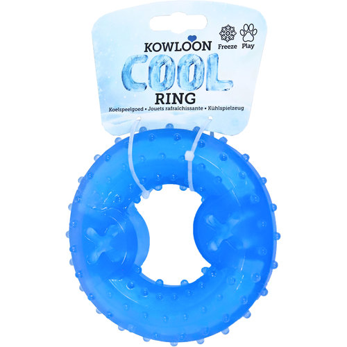 Kowloon Kowloon Cool hondenspeelgoed Ring, 10 cm.