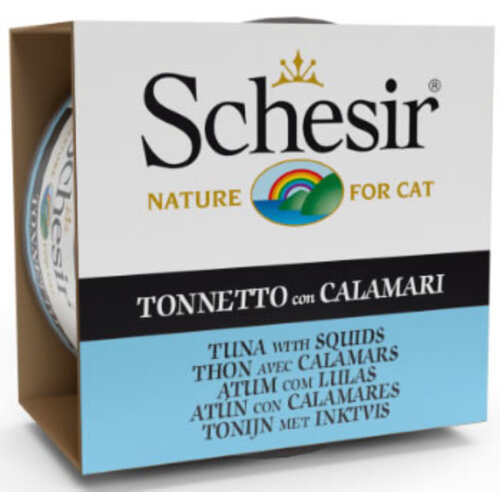 Schesir Schesir Cat Jelly Tuna with Squids 85 gr.