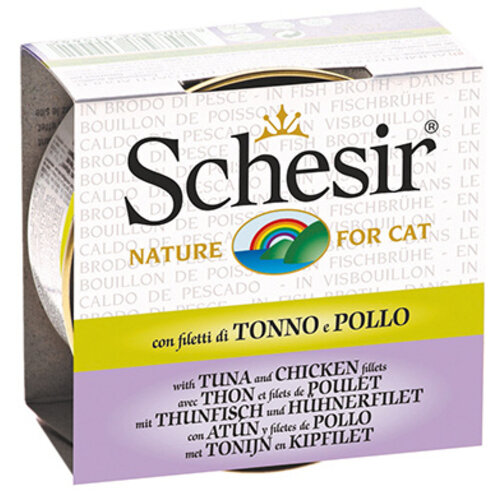 Schesir Schesir Cat Broth Tuna & Chicken 70 gr.