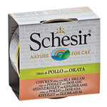 Schesir Schesir Cat Broth Chicken & Sea Bream 70 gr.